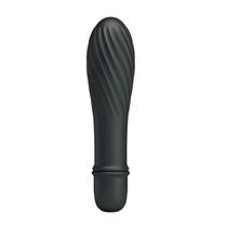 Mini Vibrador com 10 Modos de Vibração Solomon Preto - Pretty Love