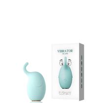 Mini Vibrador Recarregável em Silicone com 10 Modos de Vibração Formato Elefante Mini Vibrador Recarregável em Silicone com 10 Modos de Vibração Formato Elefante