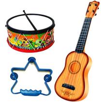 Mini Violão Infantil Brinquedo Musical Violinha Realista