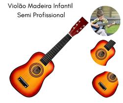 Mini Violão Infantil Semi Profissional Estimula o Talento Musical