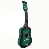 Mini Violão Madeira Infantil Corda de Aço!(Verde)