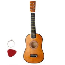 Mini Violão Palheta Crianças Infantil Corda Em Aço Acústico - Ideal Mix