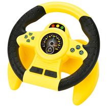 Mini Volante Brinquedo Simulador Interativo Gira 360 Com Suporte Para Carro