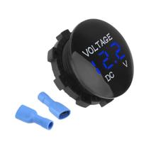 Mini Voltímetro Digital 12V-24V Com Display LED Testador De Voltagem Para Carro, Moto, Barco, ATV,