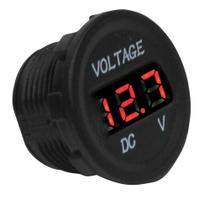 Mini Voltímetro Náutico 12-24V LED