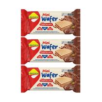 Mini Wafer Chocolate 22g Zero Açúcar Lowçucar Kit 3 Snack Crocante Com Recheio Cremoso Sabor Intenso Mini Wafer Chocolate 22g Zero Açúcar Lowçucar Kit 3 Snack Crocante Com Recheio Cremoso Sabor Intenso