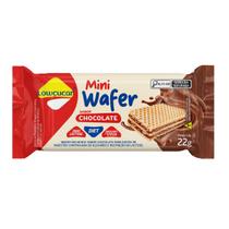 Mini Wafer Lowçucar Zero Açucares Sabor Chocolate 22G
