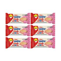 Mini Wafer Morango 22g Zero Açúcar Lowçucar Kit 6 Snack Crocante Com Recheio Cremoso Sabor Frutado Mini Wafer Morango 22g Zero Açúcar Lowçucar Kit 6 Snack Crocante Com Recheio Cremoso Sabor Frutado