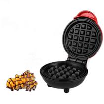 Mini Waffle Máquina Antiaderente Compacta Para Lanches 110V
