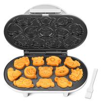 Mini wafflera SugarWhisk con 12 moldes de animales para niños Mini wafflera SugarWhisk con 12 moldes de animales para niños