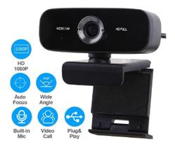 Mini Webcam Full Hd 1080 Usb Câmera Vídeo Conferencia Audio Microfone - New
