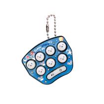 Mini Whack-a-Mole Game Keychain LED Jogos de memória eletrônica