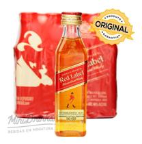 Mini Whisky Johnnie Walker Red Label 8 anos - KIT 12 MINIATURAS JOHNNIE WALKER RED LABEL 50ML