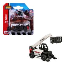 Mini Work Machine Bobcat 1 por 64 Empilhadeira Com Cesto