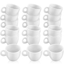 Mini xícaras de café Patelai White Plastic para casa de bonecas (30 unidades) Mini xícaras de café Patelai White Plastic para casa de bonecas (30 unidades)
