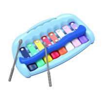 Mini Xilofone Piano 2 Em 1 Musical Teclado Baby Infantil P/ Bebê Brinquedo Infantil - Zoop Zoop Toys