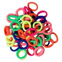 Mini xuxinha colorida para cabelo 18 unidades
