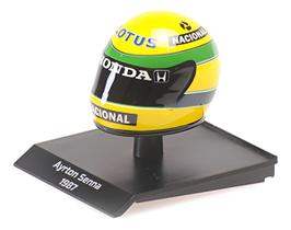Miniatura 1:10 Capacete Ayrton Senna 1987 Minichamps Miniatura 1:10 Capacete Ayrton Senna 1987 Minichamps