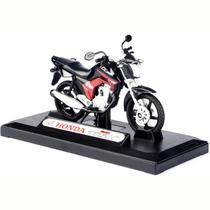 Miniatura - 1:18 - Moto Honda CG Titan 150 Preta - California Toys 71802