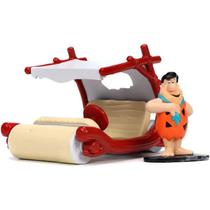 Miniatura - 1:32 - Fred Flintstone & Flintmobile - Jada Toys 33382