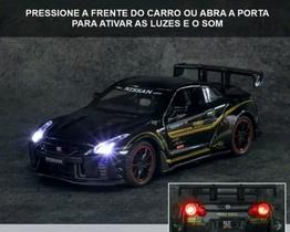 Miniatura 1:32 Nissan GT-R R35 Preta Miniatura 1:32 Nissan GT-R R35 Preta