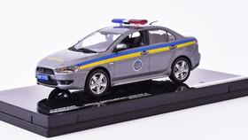 Miniatura 1/43 Mitsubishi Lancer Evo Policia Ucrânia Vitess Miniatura 1/43 Mitsubishi Lancer Evo Policia Ucrânia Vitess