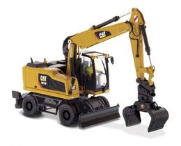 Miniatura 1/50 escavadeira de rodas cat m318f Miniatura 1/50 escavadeira de rodas cat m318f