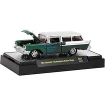 Miniatura - 1:64 - 1957 Chevrolet 150 Handyman Station Wagon - Detroit Muscle R67 - M2 Machines