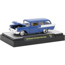 Miniatura - 1:64 - 1957 Chevrolet 150 Handyman Station Wagon - Detroit Muscle R72 - M2 Machines Miniatura - 1:64 - 1957 Chevrolet 150 Handyman Station Wagon - Detroit Muscle R72 - M2 Machines