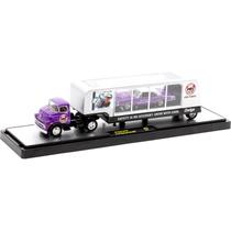 Miniatura - 1:64 - 1957 Dodge 700 COE & 1970 Dodge Super Bee HEMI - Auto-Haulers R75 - M2 Machines