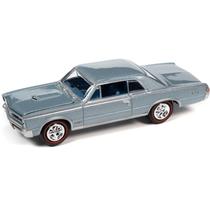 Miniatura - 1:64 - 1965 Pontiac GTO - Azul - MCACN - Johnny Lightning - JLMC031B