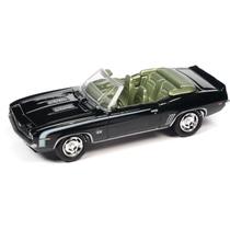 Miniatura - 1:64 - 1969 Chevy Camaro RS/SS Convertible - Verde - Muscle Cars USA - Johnny Lightning - JLMC032A