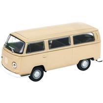 Miniatura - 1:64 - 1972 Volkswagen T2 Kombi - Bege - California Minis - Welly Miniatura - 1:64 - 1972 Volkswagen T2 Kombi - Bege - California Minis - Welly