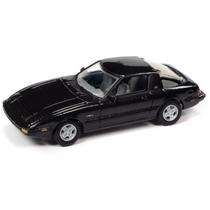 Miniatura - 1:64 - 1982 Mazda RX-7 Black - Classic Gold Collection - Johnny Lightning JLCG029