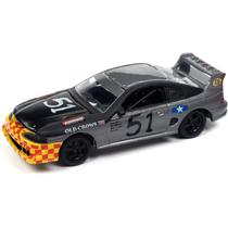 Miniatura - 1:64 - 1990s Ford Mustang Race Car - Cinza - Johnny Lightning - JLSF025A