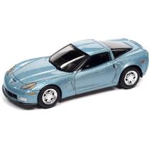 Miniatura - 1:64 - 2012 Chevy Corvette Z06 Azul - Classic Gold Collection - Johnny Lightning JLCG027