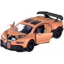 Miniatura - 1:64 - Bugatti Chiron Pur Sport Laranja - Deluxe Cars - Majorette 212053190