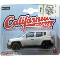 Miniatura - 1:64 - Jeep Renegade Prata - California Minis - Welly
