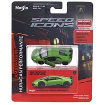 Miniatura - 1:64 - Lamborghini Huracan Performance Verde - Speed Icons - Maisto