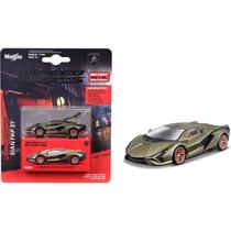Miniatura - 1:64 - Lamborghini Sián FKP37 Verde - Speed Icons - Maisto