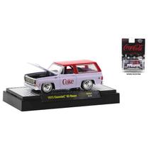 Miniatura 1/64 M2 Machines 1973 Chevrolet K5 Blazer Coca Col