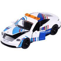 Miniatura - 1:64 - Porsche Taycan Turbo S Safety Car c/ Lata - Porsche Edition - Majorette 212053161