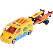 Miniatura - 1:64 - Renault Trafic - French Touch Trailer - Majorette 212055014 Miniatura - 1:64 - Renault Trafic - French Touch Trailer - Majorette 212055014