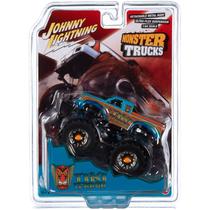 Miniatura - 1:64 - Tiki Terror Monster Truck White - Monster Trucks - Johnny Lightning JLSP309