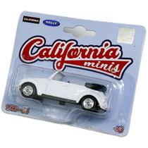 Miniatura - 1:64 - Volkswagen Beetle / Fusca Conversível Branco - California Minis - Welly