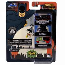 Miniatura - 1.65pol - Batman Classic TV Series - Nano Hollywood Rides - Jada Toys