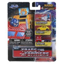 Miniatura - 1.65pol - Transformers - Nano Hollywood Rides - Jada Toys