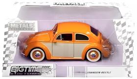 Miniatura 1959 Volkswagen Beetle Fusca Laranja 1/24 Jada
