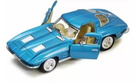 Miniatura 1963 Corvette Sting Ray Kinsmart Carrinho