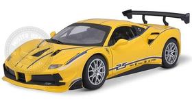 Miniatura 488 Challenge 25 Amarela Burago 1/24 Miniatura 488 Challenge 25 Amarela Burago 1/24